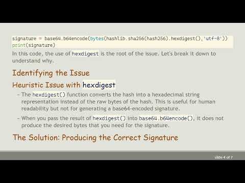 How to Generate a Signature Value in Python Using SHA256