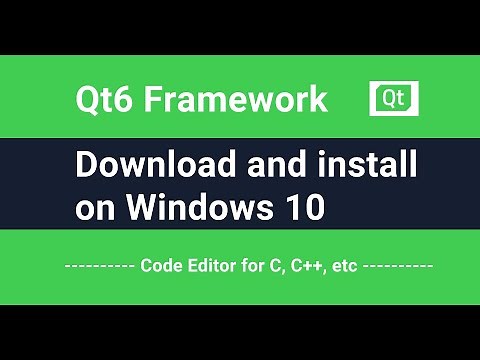 Qt 6 Installation on Windows 10