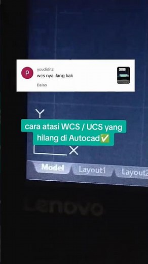 cara atasi wcs/ucs yang hilang di Autocad! #tipsandtricks #autocad #tutorial #arsitek #arsitektur