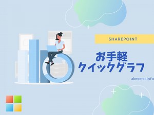 Sharepointのお手軽Webパーツ「クイックグラフ」使い方。シンプルなデータ表示に。