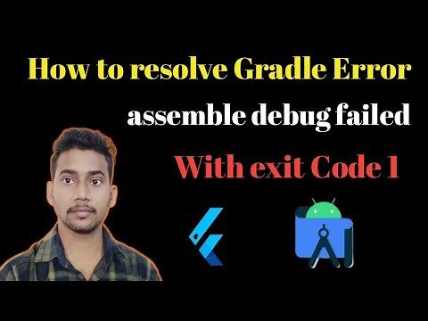 How to Resolve Gradle Error In Flutter || Assemble debug failed With exit code 1 In Android Studio||