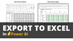 Formatted Export to Excel / Spreadsheets in Power BI