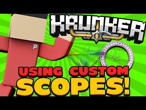 USING INSANE KRUNKER SCOPES! ANIMATED CUSTOM SCOPES! (NUKE?)
