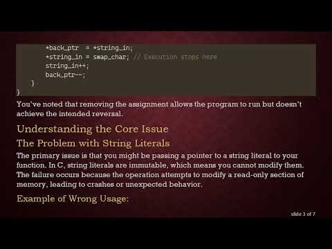 Mastering C: Reversing Strings with Pointers Made Simple
