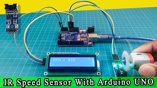 IR infrared speed sensor with Arduino | How does work IR speed sensor - SriTu Hobby
