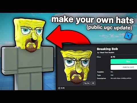 How YOU can make YOUR OWN ROBLOX ACCESSORIES! (Public UGC)