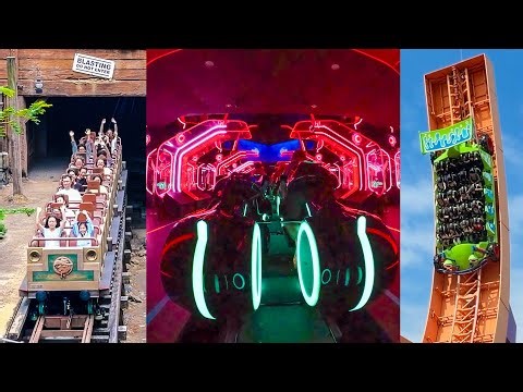 Every Disney Roller Coaster in Asia! Shanghai - Hong Kong - Tokyo Disneyland