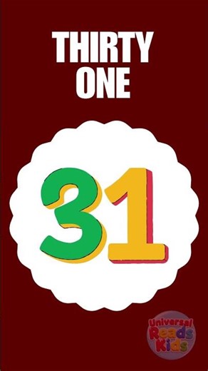 Learn Number 31 🤩 | Quick Counting for Kids