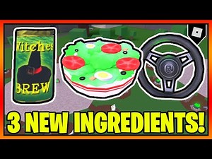 How to get the "WHEEL", "WITCHES BREW", & "PREMIUMSALAD" INGREDIENTS in WACKY WIZARDS🧙 || Roblox