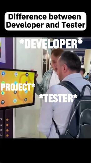 “Tester vs Developer: The Real Truth 😂” #coding #developer #designer #webdevelopment #python #css