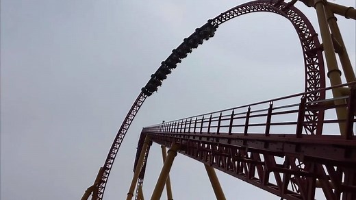 81K views · 2.8K reactions | When "Flash" opened, it features one of the largest vertical loops of any roller coaster! | Theme Park Review | Facebook
