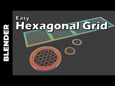 BLENDER: Easy Hexagonal Grid