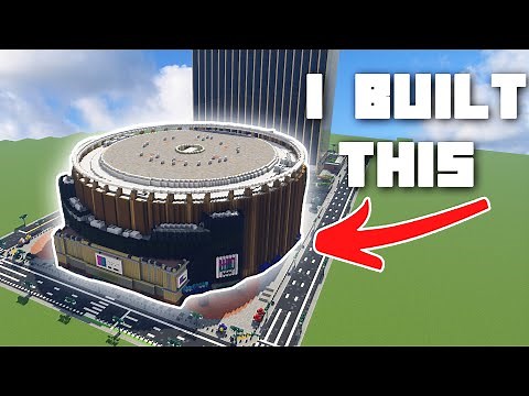 I built Madison Square Garden in Minecraft
