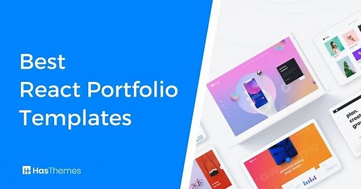 10 Best React Portfolio Templates to Build a Creative Portfolio Website - HasThemes Blog