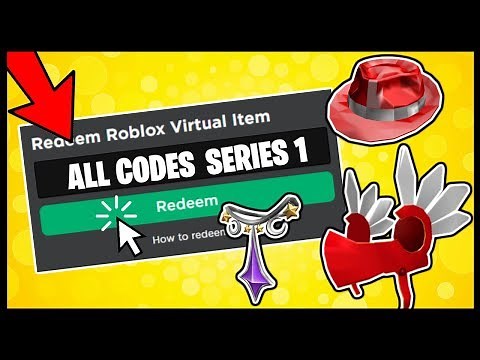 ALL ROBLOX TOY CODE ITEMS! (SERIES 1 SHOWCASE)