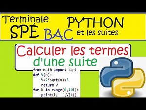 PYTHON for the Baccalaureate (Terminal and Prem) - Specialized Maths: The Basics, Terms of an Exp...