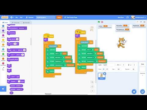 how to make a simple drawing game using pen in Scratch 3.0