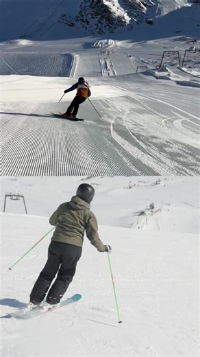 Think you're carving? Most skiers do. But it's hard to feel the difference between skidding parts of your turn and truly locking your edges into the snow. That's why we built Carv. Tiny sensors clip to each boot and measure every turn you make. Then the app gives you clear, actionable feedback - one simple thing to focus on for your very next run. Carv tracks your progress and shows you exactly how you're skiing you so can improve in a few runs not a few days. So this winter, if you want to lear