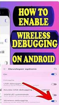 How to Turn on Wireless Debugging on Android Mobiles| #EnableWirelessDebugging