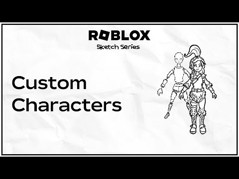 What are custom characters on Roblox?