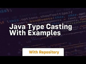 java type casting with examples