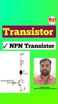 Transistor - NPN Transistor #Electronics #Transistor #NPN #ElectronicsEngineering