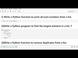 10 Basic Python Coding Challenges for Data Analyst Interviews | Enhance Your Logic Building Skills.