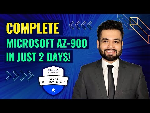 How to pass Azure Fundamentals AZ-900 certification in 2 days | AZ900 complete roadmap