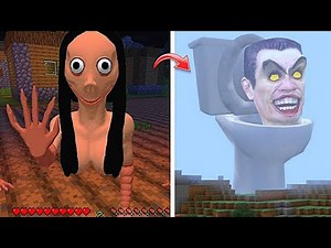 I Found Scary Momo Girl In Minecraft | Minecraft Horror