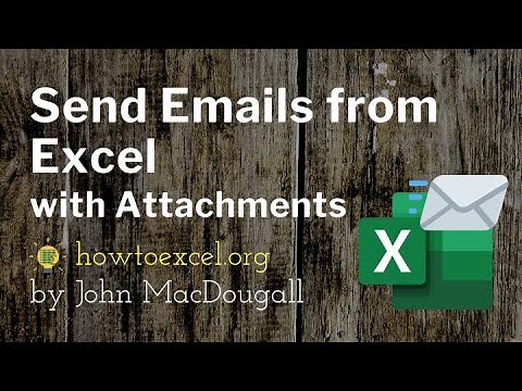 Send Emails from Excel with Attachments