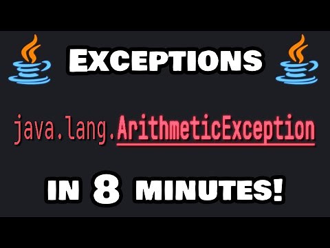 Learn EXCEPTION HANDLING in 8 minutes! ⚠️