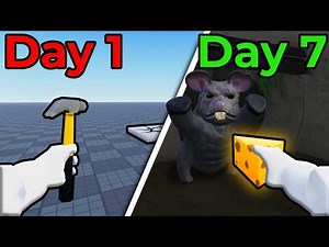 I Made a Roblox Horror Game in 1 Week!