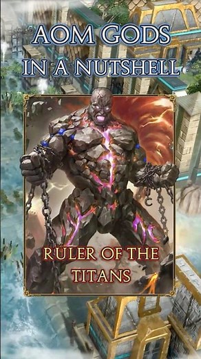 Kronos in a Nutshell | Age of Mythology: Retold #ageofmythologyretold #aomretold