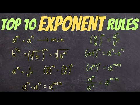 Learn All EXPONENT RULES in only 36 minutes! (ultimate study guide) | jensenmath.ca