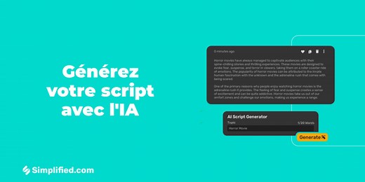 Générateur de scripts IA gratuit : rédigez des scripts créatifs en quelques secondes