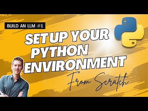 Build an LLM from Scratch 1: Set up your code environment