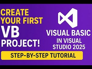 How to Create a Visual Basic Project in Visual Studio 2022 | Step-by-Step Beginner Tutorial