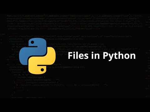 5. Files in Python - Writing to a file