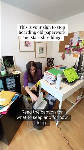Stop Hoarding Paper! What to Keep & What to Shred for a Clutter-Free Home #howtoorganize