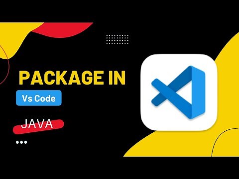 How to create java PACKAGE in VsCode | Create Package and class in visual studio code terminal