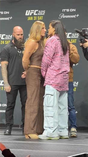 🇺🇸🇧🇷 KAYLA HARRISON VS AMANDA NUNES FIRST FACE OFF (UFC 324)