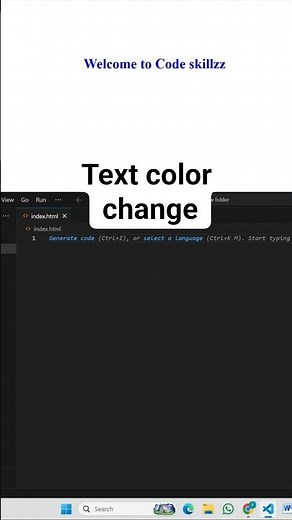 CSS Text Color Change in few Seconds | Beginner Tutorial