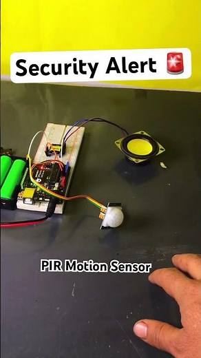 PIR Sensor with WTV020 MP3 Player | Arduino project #arduino #arduinoprojectideas