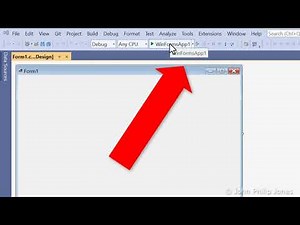 Starting a C# Windows Forms Application