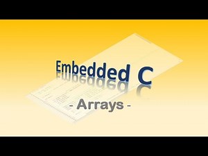 #46 Embedded C - Arrays