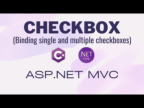 Bind Checkbox ASP.NET Core MVC - Create Single and Multiple Checkbox Dynamically ASP.NET Core MVC