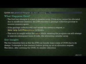 Understanding the Java Out Of Memory Error and Exception Handling