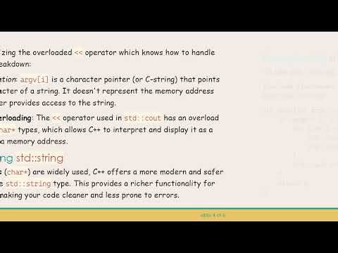 Understanding Pointer to an Array of Pointers to Char in C+ +
