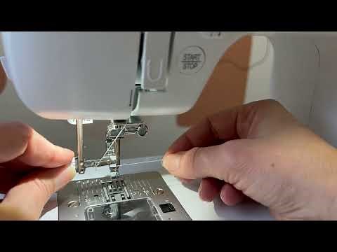 How to: Thread your sewing machine (Singer Stylist) incl automatic needle threader