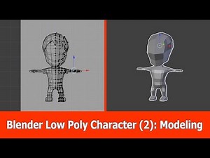 Blender Low Poly Character Creation : Modeling